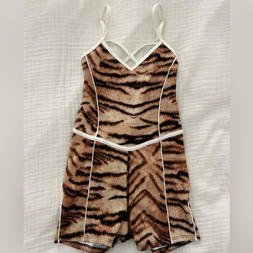 Tiger Friday Cheetah dance romper. In perfect condition has only been worn once.